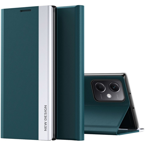 Pattintható tok a Xiaomi Poco X5 Pro 5G / Redmi Note 12 Pro, Side Magnetic, zöld