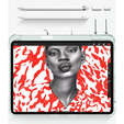 Tok iPad 10.9 2022 10 GEN, Smartcase Hybrid, tolltartó résszel, zöld