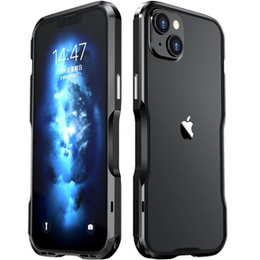 Teletok LUPHIE iPhone 14-hoz, Armor Bumper, fekete