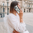 Pattintható tok a iPhone 13 Pro Max, RFID Wallet MagSafe CamShield, fekete