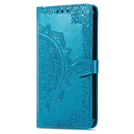 Pattintható tok a Nokia C21 Plus, Mandala, kék
