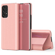 Telefontok a Samsung Galaxy A53 5G, Clear View, rózsaszín rose gold
