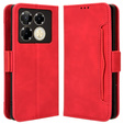 Pattintható tok a Infinix Note 40 Pro Plus, Card Slot, piros