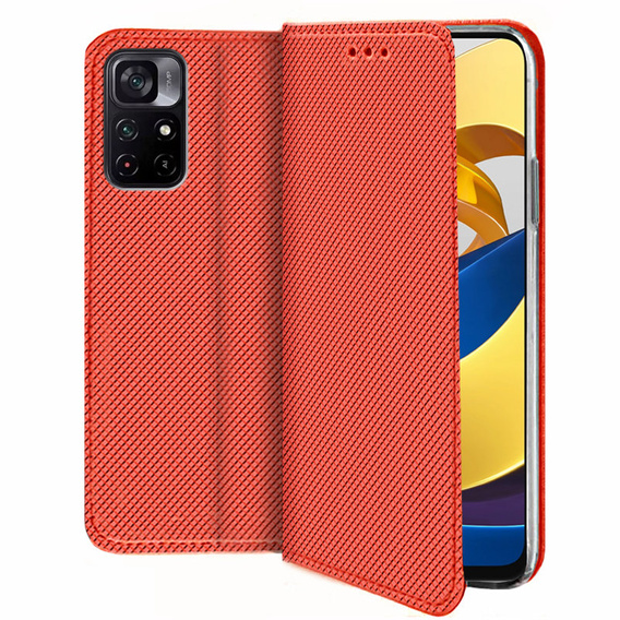 Pattintható tok a Xiaomi Poco M4 Pro 5G / Redmi Note 11S 5G, Wallet Smart Magnet, kék