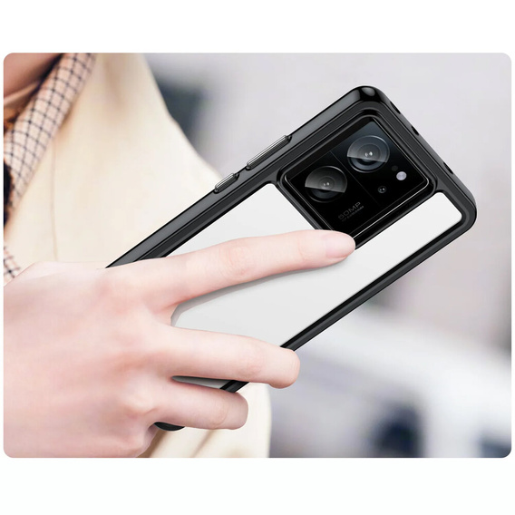 Telefontok a Xiaomi 13T / 13T Pro, Fusion Hybrid, átlátszó / fekete