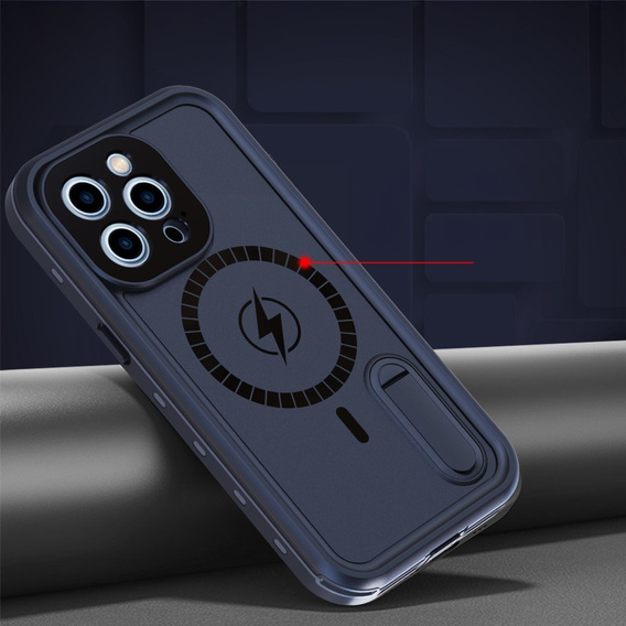 Vízálló tok iPhone 13 Pro, Redpepper, MagSafe-hoz, fekete