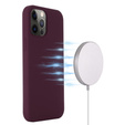 Telefontok a iPhone 13 Pro, Silicone MagSafe, bordó