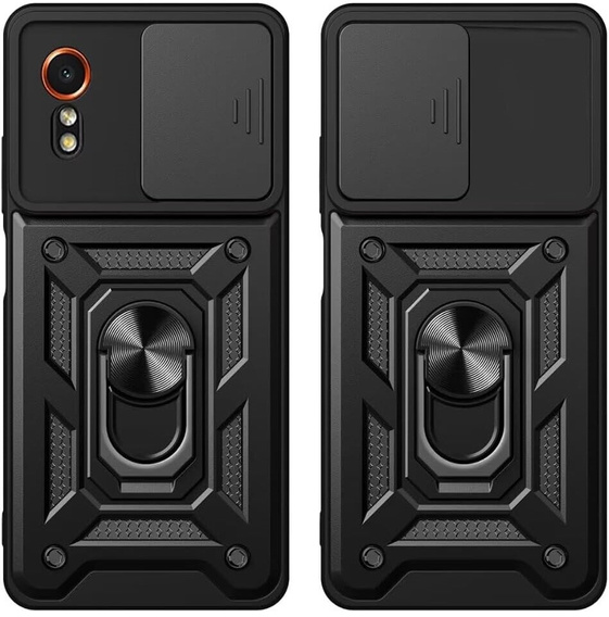 Telefontok a Samsung Galaxy Xcover 7, CamShield Slide, fekete