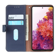 KHAZNEH RFID tok Xiaomi Poco F6, Litchi textúra, kék