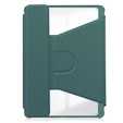 Billentyűzet tok Samsung Galaxy Tab S10 Lite / S10 FE / S9 FE, Rotary 360° Leather, sötétzöld