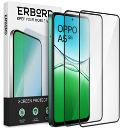 2x edzett üveg a Samsung Galaxy A15 4G / A15 5G / M15, ERBORD 3D teljes képernyő