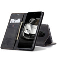 CASEME tok Xiaomi do Redmi Note 9s / 9 Pro, Leather Wallet Case, fekete