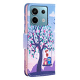 Pattintható tok a Xiaomi Redmi Note 13 Pro 5G, Wallet, Owls & Tree