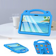 Gyermek tok Lenovo M10 X306 2 Gen / M10 Plus TB-X606 10.3 / Samsung Tab A 10.1 T510/515 / K10 X6C6, Cute Patterns, állvánnyal, kék