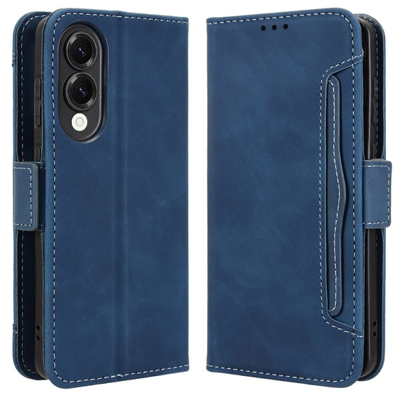 Pattintható tok a Samsung Galaxy S25 Edge, Card Slot, sötétkék