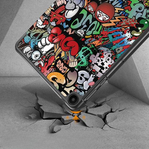 Tok Huawei MatePad SE 10.4 2022, Smartcase, graffiti