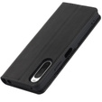 Pattintható tok a Sony Xperia 10 IV, Split Leather Wallet, fekete
