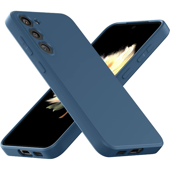 Telefontok a Samsung Galaxy S23 5G, Silicone Lite, sötétkék