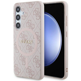 Guess HC MagSafe PU 4G Ring Classic Logo tok Samsung Galaxy S24-hez