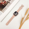 Szilikon szíj az Apple Watch 1/2/3/4/4/5/6/7/8/9/10/SE 38/40/41/42mm-es órájához.