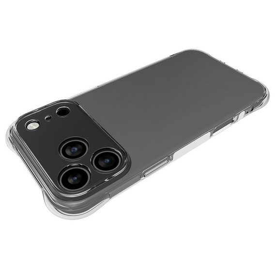 TPU tok - megerősített sarkok, kameravédelem iPhone 17 Pro Max készülékhez