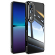 Tok Sony Xperia 1 VI, Fusion Hybrid, kameravédelemmel, átlátszó / fekete