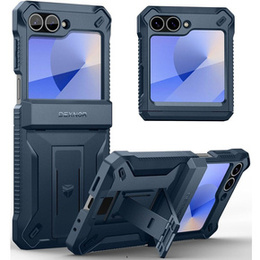 Páncélozott tok Samsung Galaxy Z Flip7 FE / Z Flip6 készülékhez, Dexnor Clip Holder, sötétkék