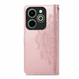Pattintható tok a Infinix Hot 40i, Mandala, rózsaszín