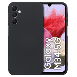 Telefontok a Samsung Galaxy M34 5G, Silicone Lite, fekete