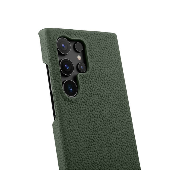 MELKCO tok Samsung Galaxy S24 Ultra, bőr, zöld