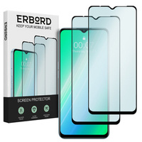 2x edzett üveg a Oppo A78 5G, ERBORD 3D teljes képernyő