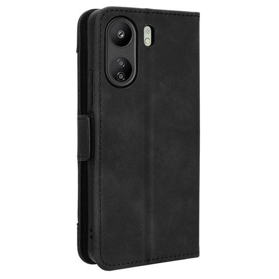 Pattintható tok a Xiaomi Redmi 13C / Poco C65, Card Slot, fekete