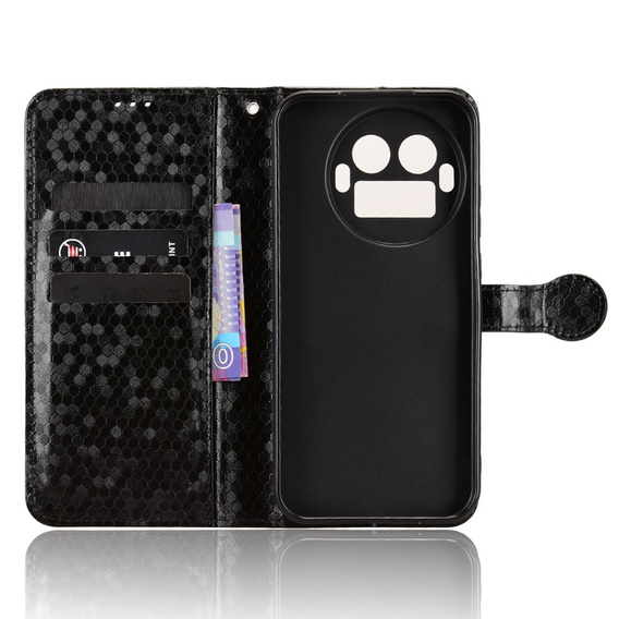 Wallet Rhombus flip tok Realme GT 8 Pro készülékhez