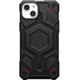 Urban Armor Gear Telefontok a iPhone 15 Plus, Monarch Pro Kevlar MagSafe, fekete
