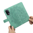 Pattintható tok a Oppo Reno5 Z / A94 / A95 5G, Mandala, zöld