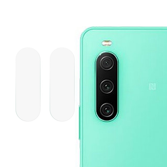 2x ERBORD edzett üveg a kamera számára, hogy Sony Xperia 10 IV