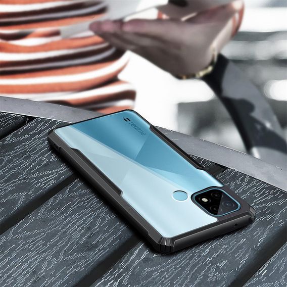 Telefontok a Realme C21, AntiDrop Hybrid, fekete