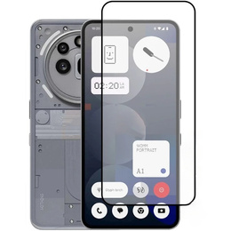 3D edzett üveg Nothing Phone 3A Pro készülékhez, fekete keret