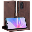 Telefontok a Oppo A78 5G, ERBORD Vintage, pénztárca patenttal, kávé