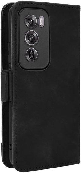 Pattintható tok a Oppo Reno 12, Card Slot, fekete