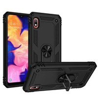 Páncélozott telefontok a Samsung Galaxy A10, Nox Case Ring, fekete