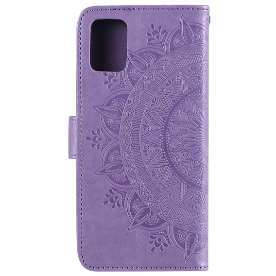 Pattintható tok a Oppo Reno6 5G, Mandala, lila