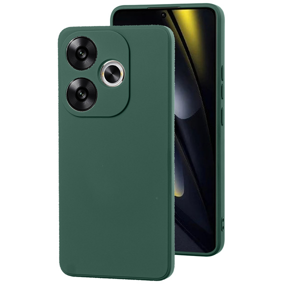 Telefontok a Xiaomi Poco F6, Silicone Lite, zöld