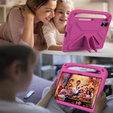Gyermek tok Xiaomi Redmi Pad Pro / Xiaomi Poco Pad, fogantyúval, rózsaszín