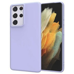 Telefontok a Samsung Galaxy S21 Ultra, Silicone Lite, levendula