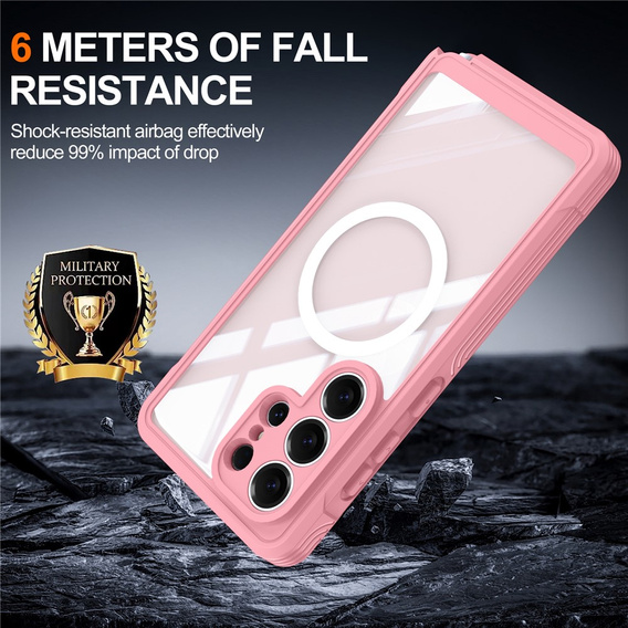 Üveges, ütésálló tok MagSafe-hez, Samsung Galaxy S26 Ultra készülékhez