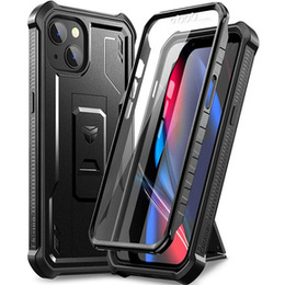 Páncélozott tok a iPhone 13 / 14, Dexnor Full Body, fekete