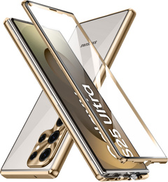 Tok Samsung Galaxy S25 Ultra, Magnetic Dual Glass, arany