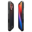 Spigen Enzo Aramid MagSafe tok iPhone 17 készülékhez, szénfekete / ezüst