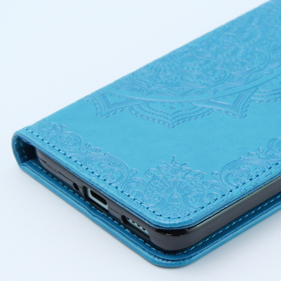 Pattintható tok a Xiaomi 13T / 13T Pro, Mandala, kék